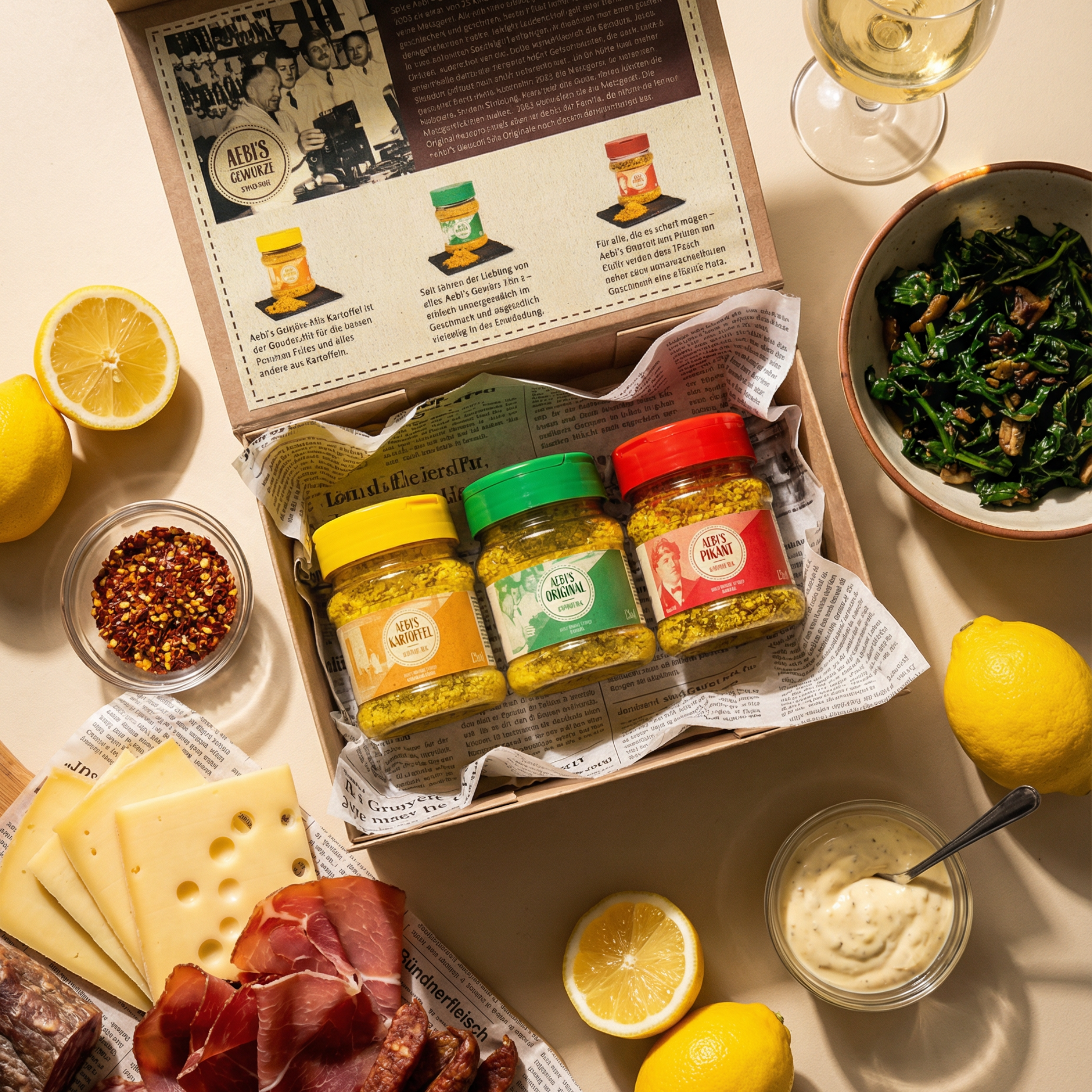 Die perfekte Gewürz-Grundausstattung: Aebi’s Willkommens-Box