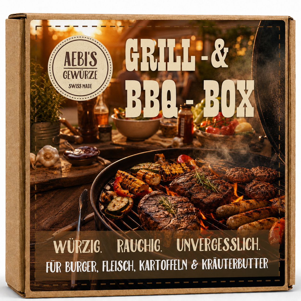 Grill / BBQ Gewürz-Box